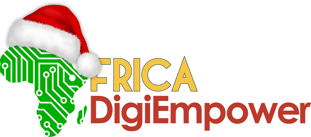 Logo officiel de Africa Digiempower aux couleurs de noel Logo officiel de Africa Digiempower aux couleurs de noel
