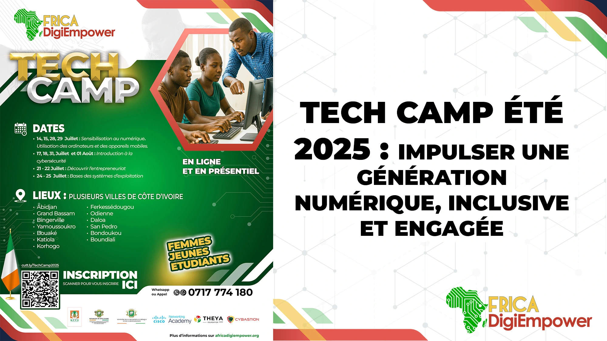 Tech Camp Été 2025 - Impulser une génération numérique, inclusive et engagée