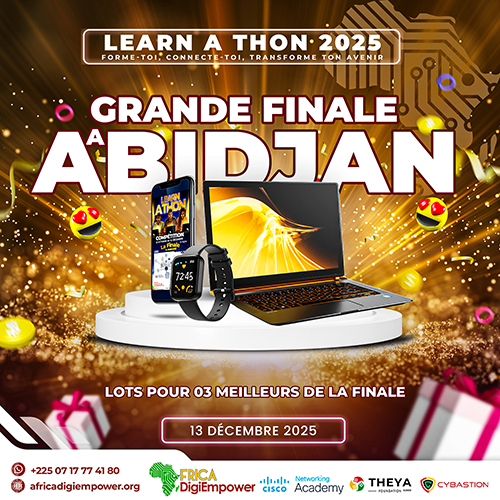Lot à gagner lors de la grande finale du Learn à Thon à ABidjan le 13 décembre 2025