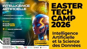 Artice easter tech camp-Africa DigiEmpower formations gratuites pour les jeunes. design by adambita237