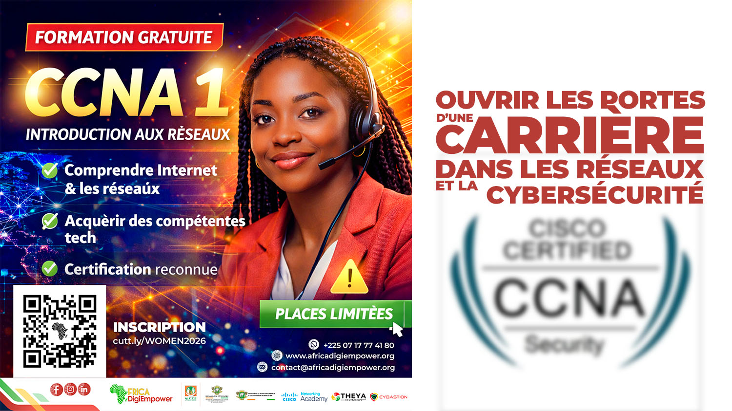 CCNA 1 : La formation qui peut ouvrir les portes d’une carrière dans les réseaux et la cybersécurité