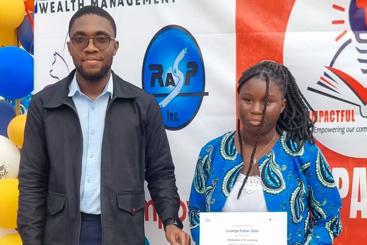 Ceremonie fin de parcours impactful 18-Africa DigiEmpower formations gratuites pour les jeunes. design by adambita237
