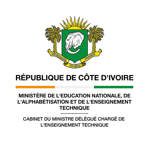 Logo ministere technique-Africa DigiEmpower formations gratuites pour les jeunes. design by adambita237